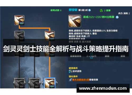 剑灵灵剑士技能全解析与战斗策略提升指南